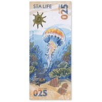 Сувенирная банкнота ГОЗНАК Морская жизнь