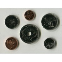 Папуа - Новая Гвинея набор 6 монет 1995 года