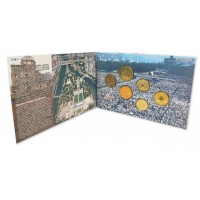 Япония годовой набор монет 1997 Купол Гэмбаку