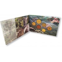 Япония годовой набор монет 1995 остров Якусима