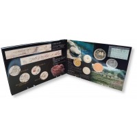 Япония годовой набор монет 2007 Серебряные рудники Ивами Гиндзан