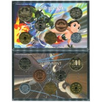 Япония годовой набор монет 2003 рождение Астробоя Astro Boy