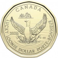 Канада 1 доллар 2026 Счастливый луни