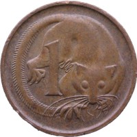 Австралия 1 цент 1989