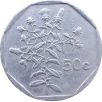 Мальта 50 центов 1991
