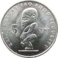 Острова Кука 5 центов 2000