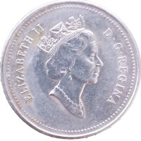 Канада 5 центов 1991