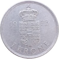 Дания 1 крона 1973