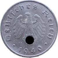 Германия 10 рейхспфеннигов 1940