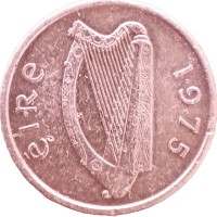 Ирландия 1/2 пенни 1975