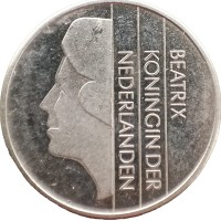 Нидерланды 2 1/2 гульдена 1989