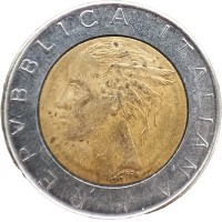 Италия 500 лир 1984