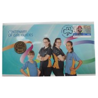 Австралия 1 доллар 2010 100 лет женской организации скаутов (Буклет)