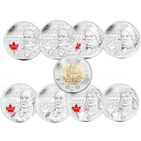 Канада 2012 набор монет Война 1812