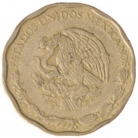 Монета Мексика 50 сентаво 2008