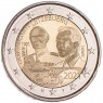 Люксембург 2 евро 2021 100 лет со дня рождения великого герцога Жана/голограмма