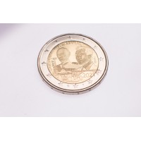 Монета Люксембург 2 евро 2021 100 лет со дня рождения великого герцога Жана/голограмма