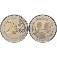 Монета Люксембург 2 евро 2021 100 лет со дня рождения великого герцога Жана/голограмма