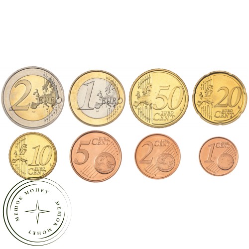Словения Годовой набор евро 2007 (8 шт) — 937033807