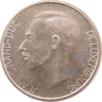 Монета Люксембург 20 франков 1981