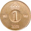 Швеция 1 эре 1958