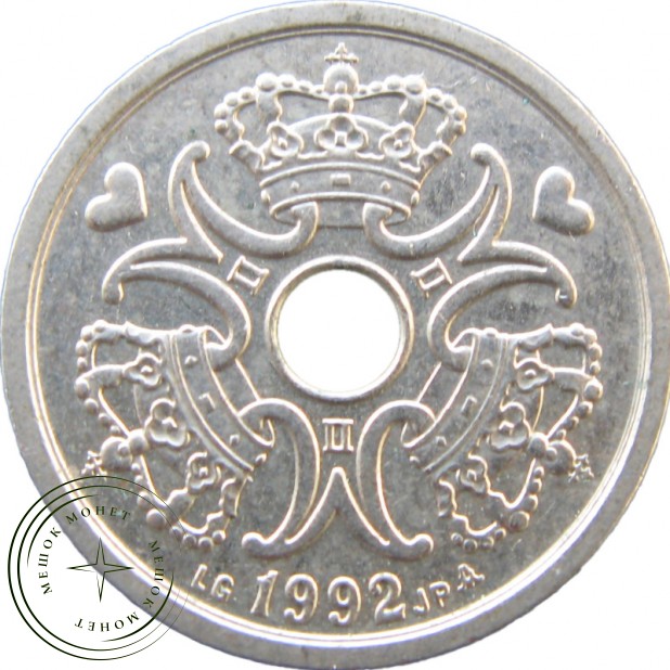 Дания 1 крона 1992