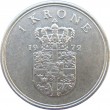 Дания 1 крона 1972