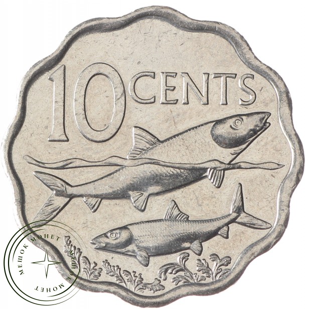 Багамы 10 центов 2016