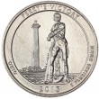 США 25 центов 2013 Международный мемориал мира