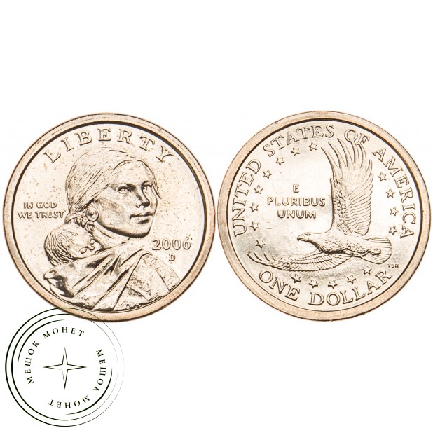 США 1 доллар 2006 Парящий орёл