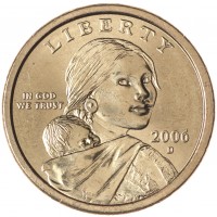 США 1 доллар 2006 Парящий орёл