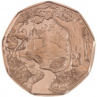 Монета Австрия 5 евро 2024 «В пути»