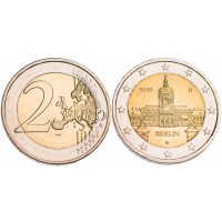 Монета Германия 2 евро 2018 Берлин