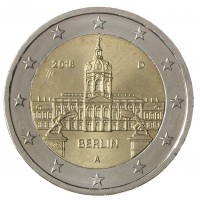 Монета Германия 2 евро 2018 Берлин
