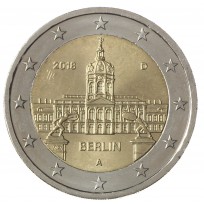 Монета Германия 2 евро 2018 Берлин