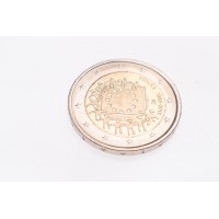 Монета Испания 2 евро 2015 30 лет Флагу Европы