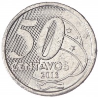 Бразилия 50 сентаво 2013