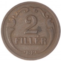 Монета Венгрия 2 филлера 1929
