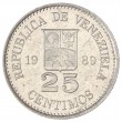 Венесуэла 25 сентимо 1989