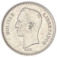 Монета Венесуэла 25 сентимо 1989