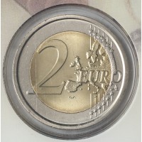 Монета Сан-Марино 2 евро 2010 500 лет со дня смерти Сандро Боттичелли (буклет)