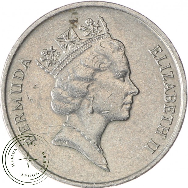 Бермудские острова 5 центов 1996