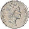 Бермудские острова 5 центов 1996
