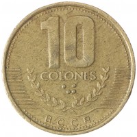 Коста-Рика 10 колон 1999