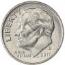 США 10 центов 2017