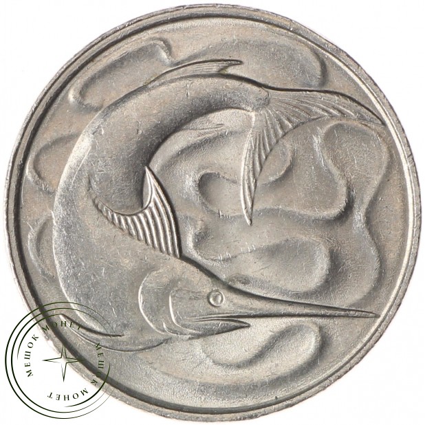 Сингапур 20 центов 1979