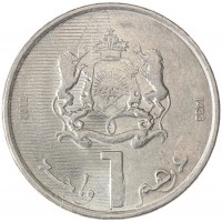 Монета Марокко 1 дирхам 2012