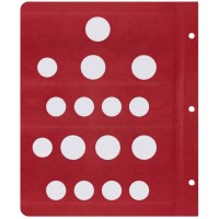 Лист для юбилейных монет России 2024-2025 в Альбом КоллекционерЪ