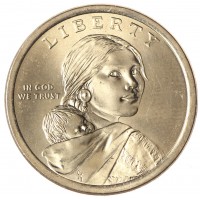 Монета США 1 доллар 2018 Джим Торп, Уа-То-Хак
