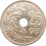 Бельгия 25 сентим 1922